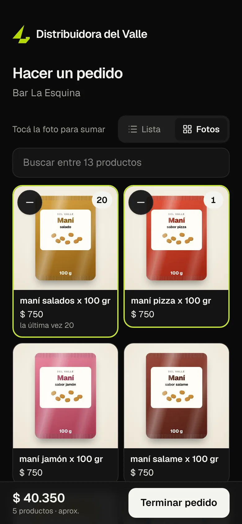 Tu cliente te pide solo
