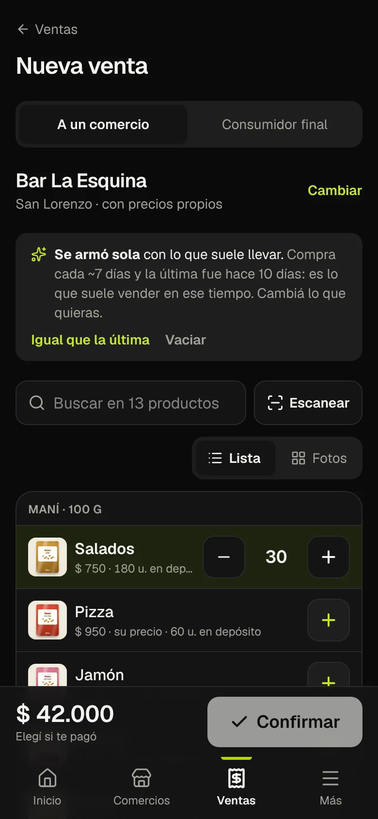 La venta se arma sola